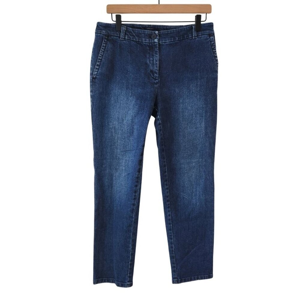 Talbots Signature Straight Leg Jeans Medium Wash Denim Women's 6
